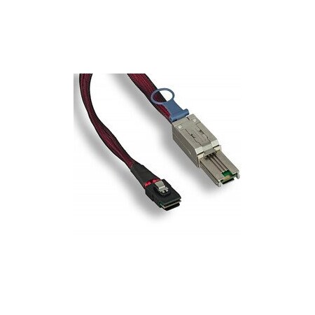 Cable Wholesale SFF8087 Internal to SFF8088 External Mini-SAS Cable, 6Gbit, SFF8087 male to SFF8088 male, 2m 23SA-02301
